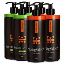 Kit 3 Shaving Gel Nerk + 3 Shaving Nerk Menthol Embaixador 500Ml