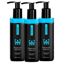 Kit 03 Shampoo Para Barba Goot Embaixador 200Ml