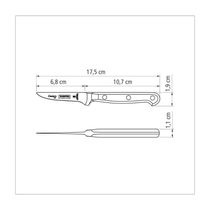 Faca Para Frutas E Legumes Tramontina Century Com Lamina Em Aço Inox E Cabo Em Policarbonato 3"