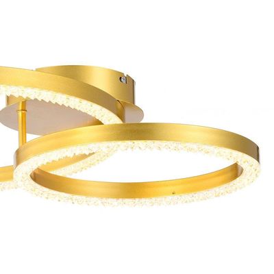 Plafon Skylight Holly 4002 Led Bivolt Dourado