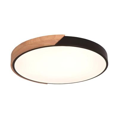 Plafon Skylight Wood 4038r4 40 Led Bivolt Madeira-preto