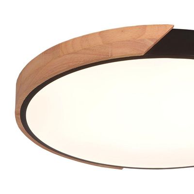 Plafon Skylight Wood 4038r4 40 Led Bivolt Madeira-preto
