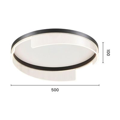 Plafon Astraled Uvex P-9942 Led Bivolt Preto
