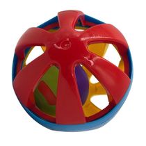 Bolinha Chocalho - Colorido, Perfeita Para Bebês Em Fase De Crescimento