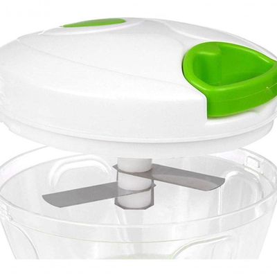 Triturador De Alho Cebola Processador Alimento Manual Branco P