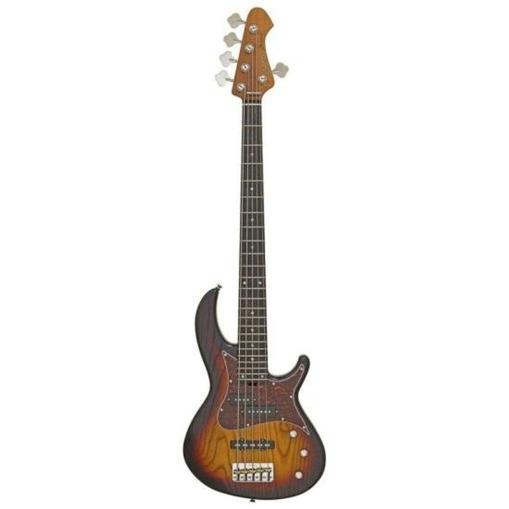 Contrabaixo Aria 313 mk2 5 Detroit 5 Cordas Open pore Sunburst