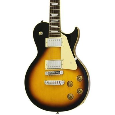 Guitarra Aria Pe-350std Aged Brown Sunburst.
