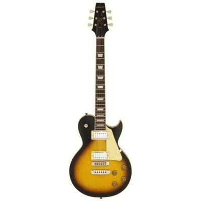 Guitarra Aria Pe-350std Aged Brown Sunburst.