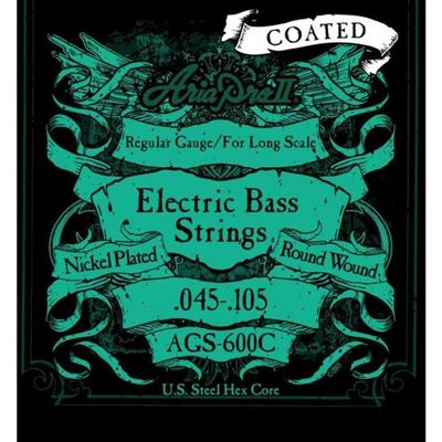 Encordoamento Para Baixo 4 Cordas Coated .045 Ags600c Aria Pro Ii.