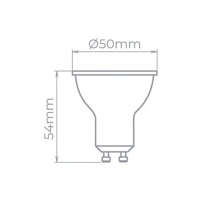 Lâmpada Led Stella Dicroica Mr16 Eco 6w Gu10 Bivolt 4000k Luz Neutra
