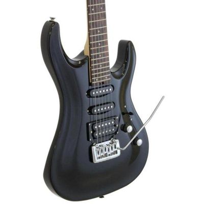 Guitarra Aria Mac-std Metallic Black.