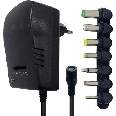 Fonte Universal Bivolt Regulável 3v 4.5v 6v 7.5v 9v 12v 3a 30w 6 Plugs It-blue Le-2561