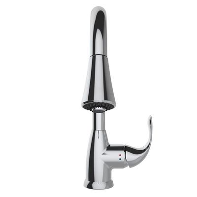 Torneira Misturador de Cozinha 2 Jatos com Cromado Inox
