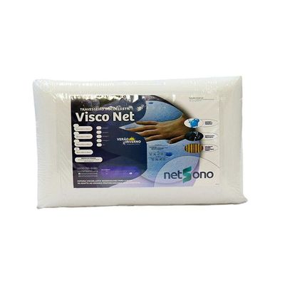 Travesseiro Netsono Visco Net Verão & Inverno 40x60x14cm