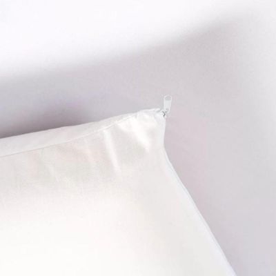 Capa Protetora Travesseiro Impermeável 180 Fios Ziper Silencioso Branco