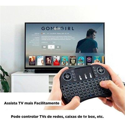 Mini Teclado Usb Wireless Touchpad Sem Fio Android Tv Smart