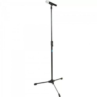 Pedestal Reto de Microfone Ideal para Estudio TPR Preto ASK