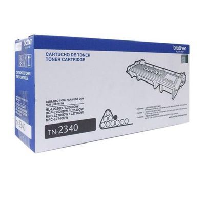 Toner Brother TN2340B Laser Preto ( MFC-L2740DW - MFC-L2720DW - MFC-L2700DW - DCP-L2540DW - DCP-L252