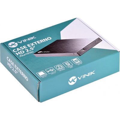 Case Externo para HD 2.5 Aluminio USB 2.0 - CHDA-100