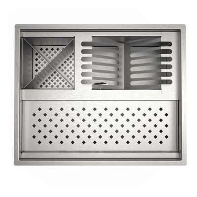 Calha Quadrada De 48 Cm Escorredor Acessórios