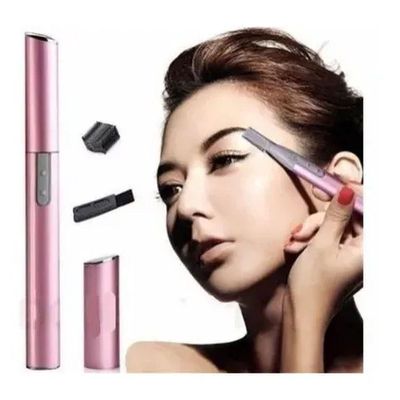Depila Fácil Aparador De Pelos Faciais E íntimo Caneta Rosa