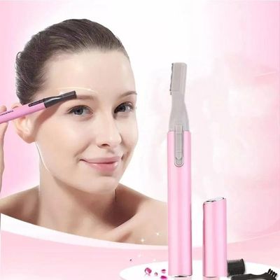 Depila Fácil Aparador De Pelos Faciais E íntimo Caneta Rosa