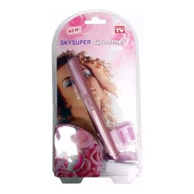 Depila Fácil Aparador De Pelos Faciais E íntimo Caneta Rosa