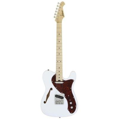 Guitarra Aria Teg-tl White Tortoise Pickguard.