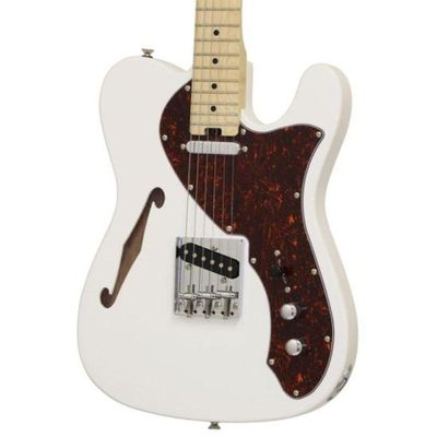 Guitarra Aria Teg-tl White Tortoise Pickguard.