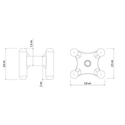 Espacador Cadeirinha 15x20mm P-ferro Tramontina
