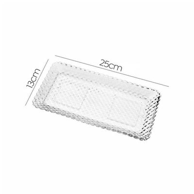 Travessa De Cristal Diamante Lyor 25x13x2cm