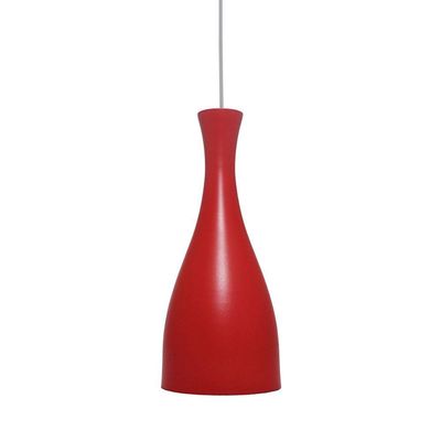 Lustre Pendente Taschibra Td 1003 Vermelho Fosco