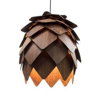Lustre Pendente Em Madeira - Lupulo Sucupira
