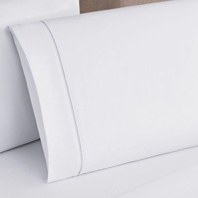 Jogo Cama Lençol Home Basic Solteiro 180 Fios C/ Ponto Palito 3 Peças - Branco