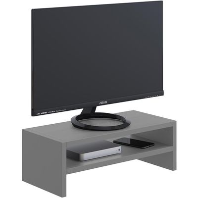 Kit 04 Suportes Para Monitor Stand Home Office Lap 63 Cm L03 Cinza - Lyam
