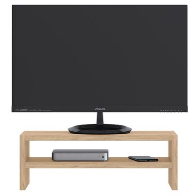 Suporte Para Monitor Stand Home Office Lap L03 Amadeirado - Lyam Decor