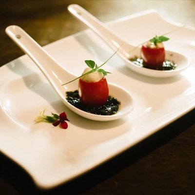 Kit 180 Colheres Finger Food 20ml Porcelana Branca Restaurante Oriental Japonesa Couvert Lyor