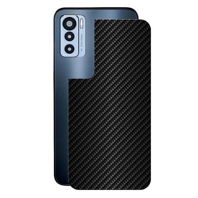 Película Para Multilaser Multi H 5g - Traseira De Fibra De Carbono Preta - Gshield