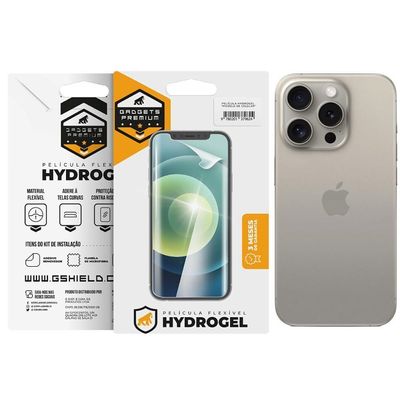 Película Para Iphone 15 Pro - Traseira Hydrogel Hd - Gshield