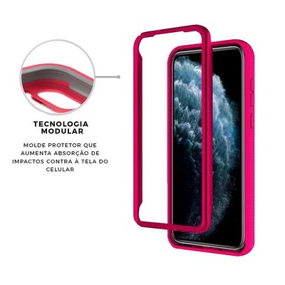 Capa Case Capinha Stronger Rosa Para Iphone 11 Pro - Gshield