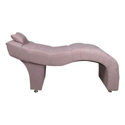 Maca Estofada Para Clínica De Estética Facial Com Capitonê Andressa Rosê Veludo Speciale Home Rose
