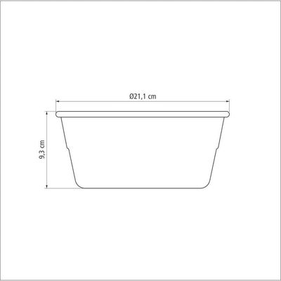 Forma Para Bolo E Pudim Alumínio Revestimento Antiaderente Starflon T3 Grafite 20 Cm 1,5l
