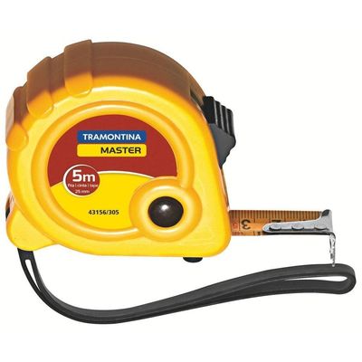 Trena Tramontina Com Fita De Aço E Corpo Em Abs Com Freio Duplo 5 M Tramontina