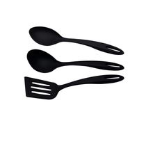 Jogo De Utensílios Tramontina Ability Em Nylon Preto 03 Peças Tramontina