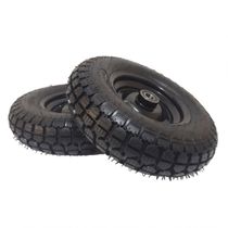 Roda 400-8 Pneumática 4 Lonas Com Aro E Câmera