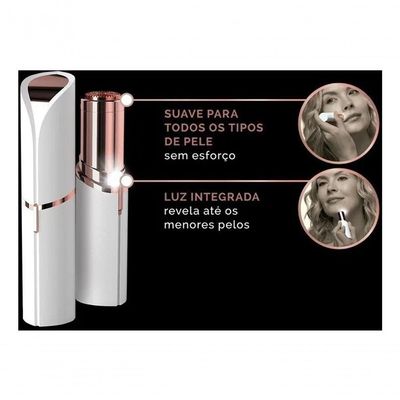 Removedor De Buço E Pelos Faciais Batom Usb