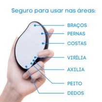 Pedra Depiladora Esfoliante Depilador Cristal Reutilizavel