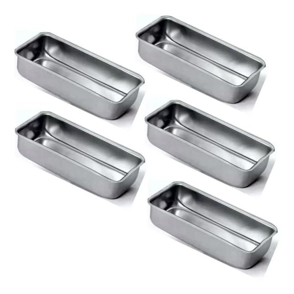 Jogo De 5 Formas De Pão Grande Nº3 Aluminio Puro Extang
