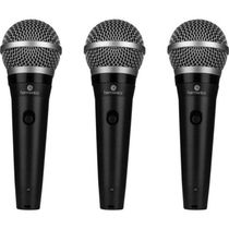 Kit Com 3 Microfone Harmonics Dinâmico Cardióide Mdu101