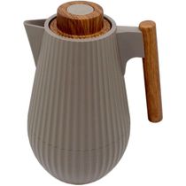 Garrafa Térmica De Mesa Morden Gray Cinza Leite Chimarrão 1l